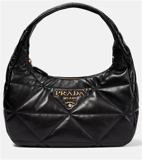 prada quilted shoulder bag.